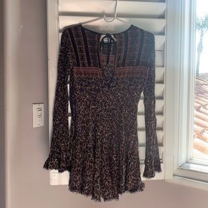Ecote Urban Outfitters Boho Style  floral Dress